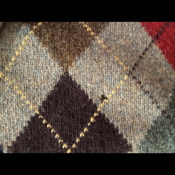 JCrew, XL argyle, premium lambs wool - Picture 3 of 4